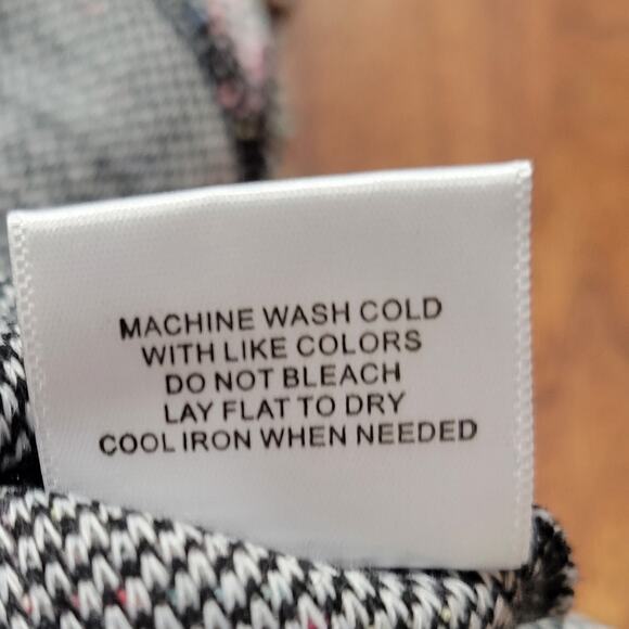 Modcloth Smiling From The Top A-Line Windowpane Dress Multicolor Textured Knit - Picture 8 of 9